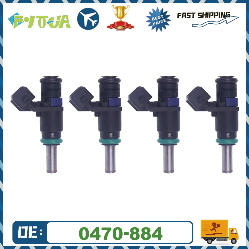 

1/4 шт. топливная форсунка 0470-884 для Arctic Cat Wildcat Trail 700 Sport 700 2014-2020 0470884 0470 884