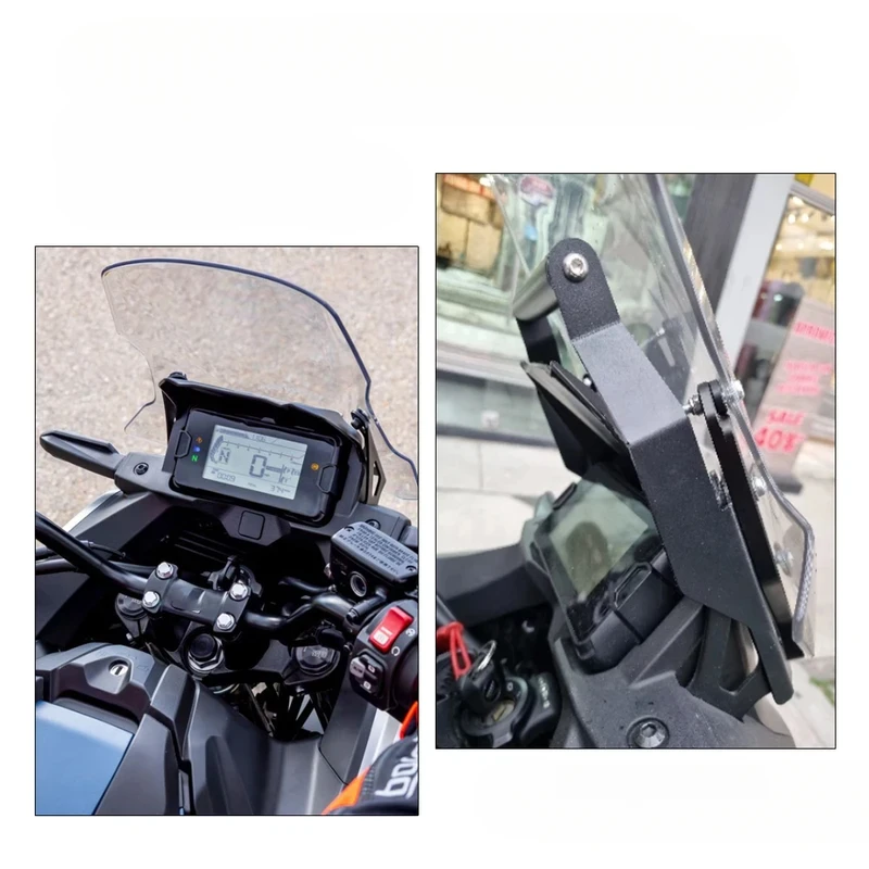 

For NC750X 2021 2022 2023 2024 22MM Mounting Plate Holder For Honda NC 750 X Motorcycle GPS Navigation, Mobile Phone Holder