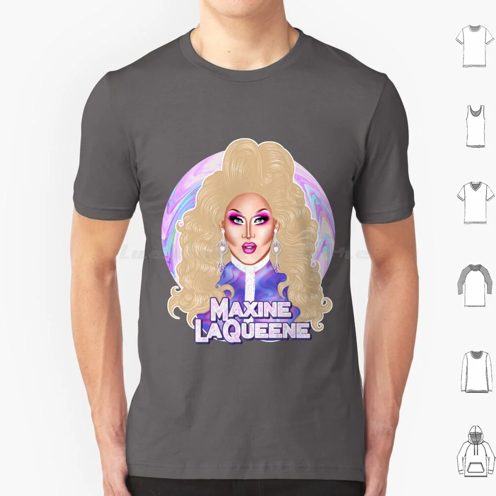

Футболка Maxine "Межгалактическая блондинка" с принтом Мужчины Женщины Дети 6xl Drag Queen Межгалактическая блондинка Парик для макияжа Губная помада Фиолетовый