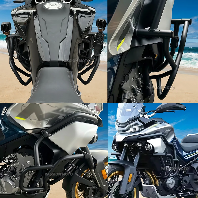 800MT Engine Guard Highway Crash Bar For CFMOTO CF800MT MT800 800 MT N39° 2021 2022 2023 2024 Motorcycle Frame Protection Bumper