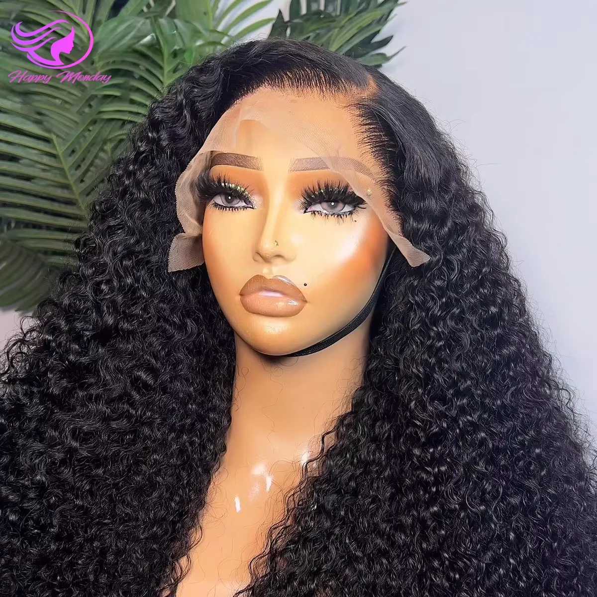 Wig Bob gelombang dalam dengan kepadatan 200% rambut manusia untuk wanita 13x4 Wig renda Frontal transparan kepadatan tinggi 4x4 Wig keriting depan Jerry