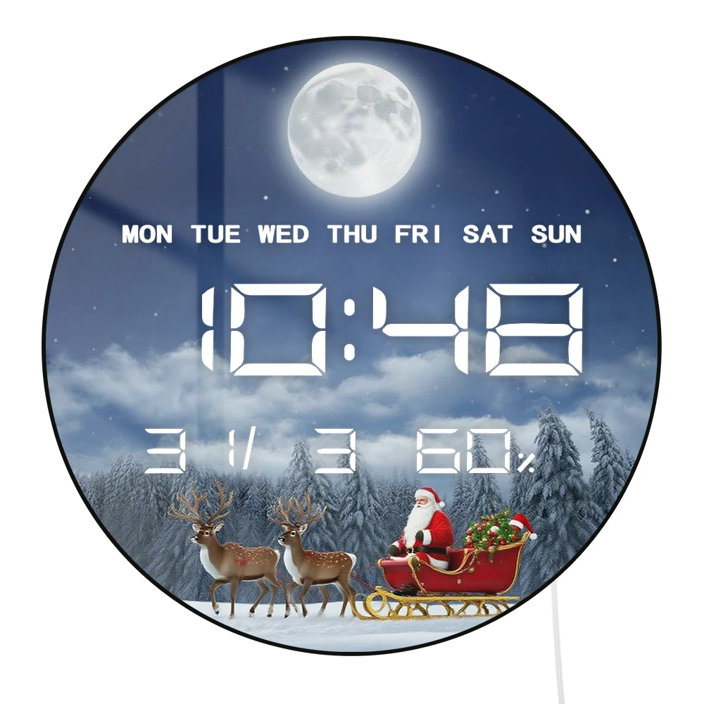 Santa In Sleigh Rei… - image