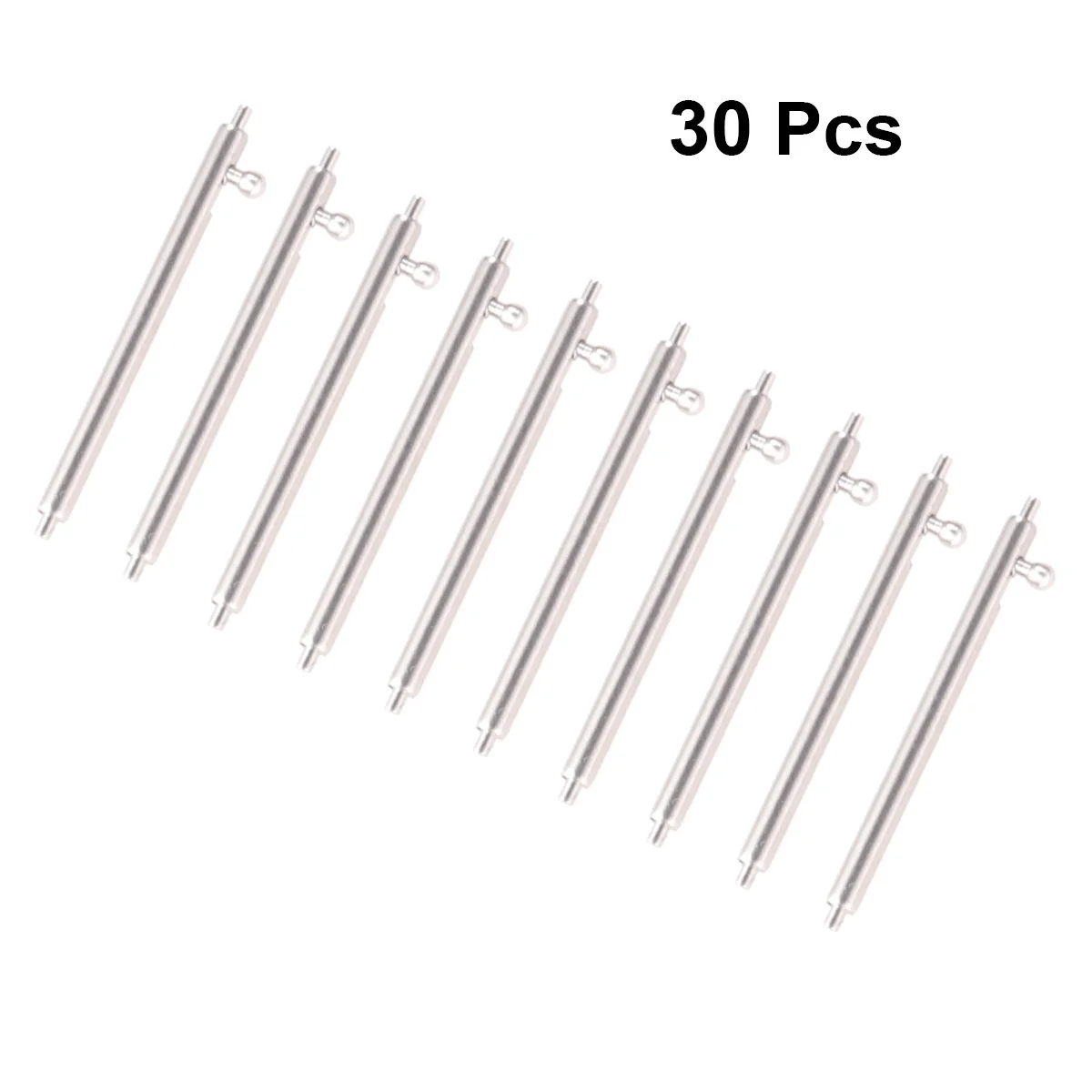 30 Uds. De eslabones de correa de acero inoxidable de 1,8x23Mm, barras de resorte duraderas para fácil reemplazo de correa de reloj, herramienta de reparación Diy de liberación rápida