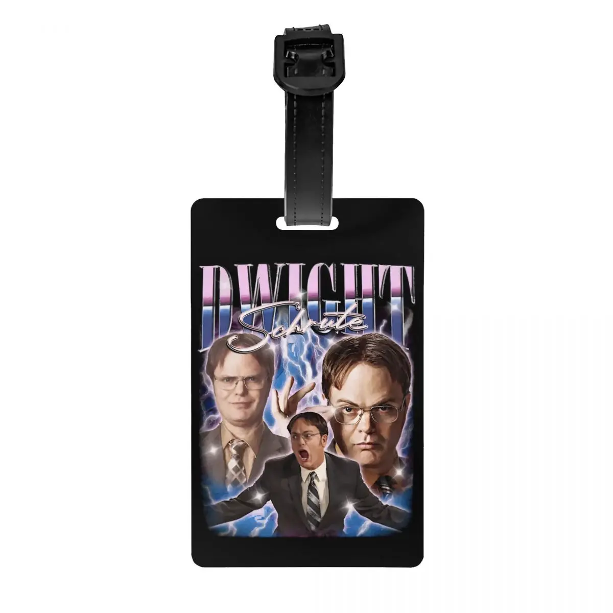 

Телевизионный сериал The Office Dwight Schrute Багажные бирки на заказ Багажные бирки Конфиденциальность Обложка Имя ID Card