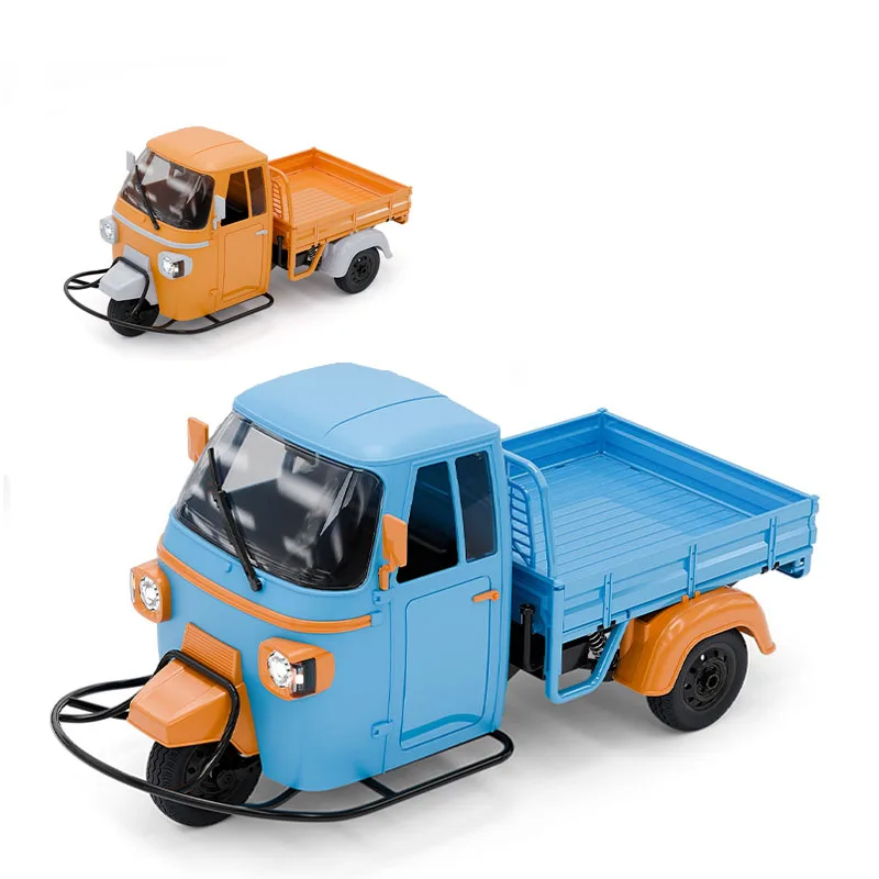 Tricycle télécommandé à grande échelle 1/10, moto à grande vitesse, nouveau camion de simulation, jouet de voiture à dérive sonore et lumineuse