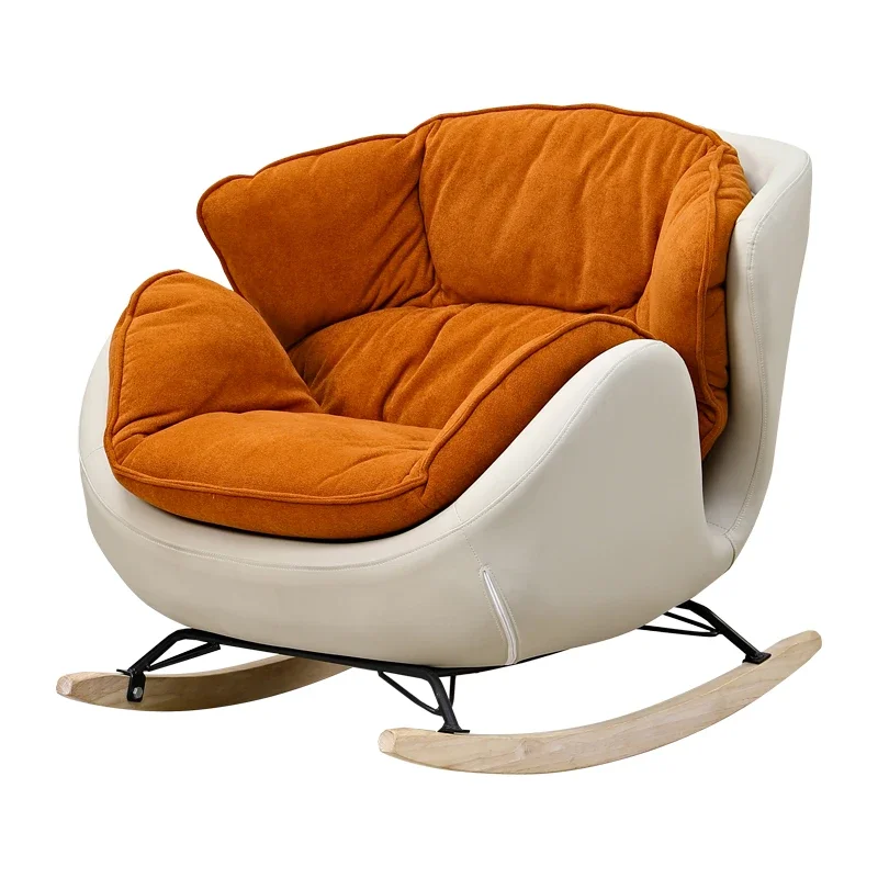 For Luxury Modern Designer Bedroom Furniture Sitting Lounge Comfy Recliner Arm Yellow Sofa Swing Fashion Living Room Chairs