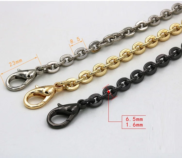 Bag Chain Transformation Shoulder Strap Cross-body Chain Backpack Replacement Metal Bag Strap Bag Accessories 100cm 110cm 120cm