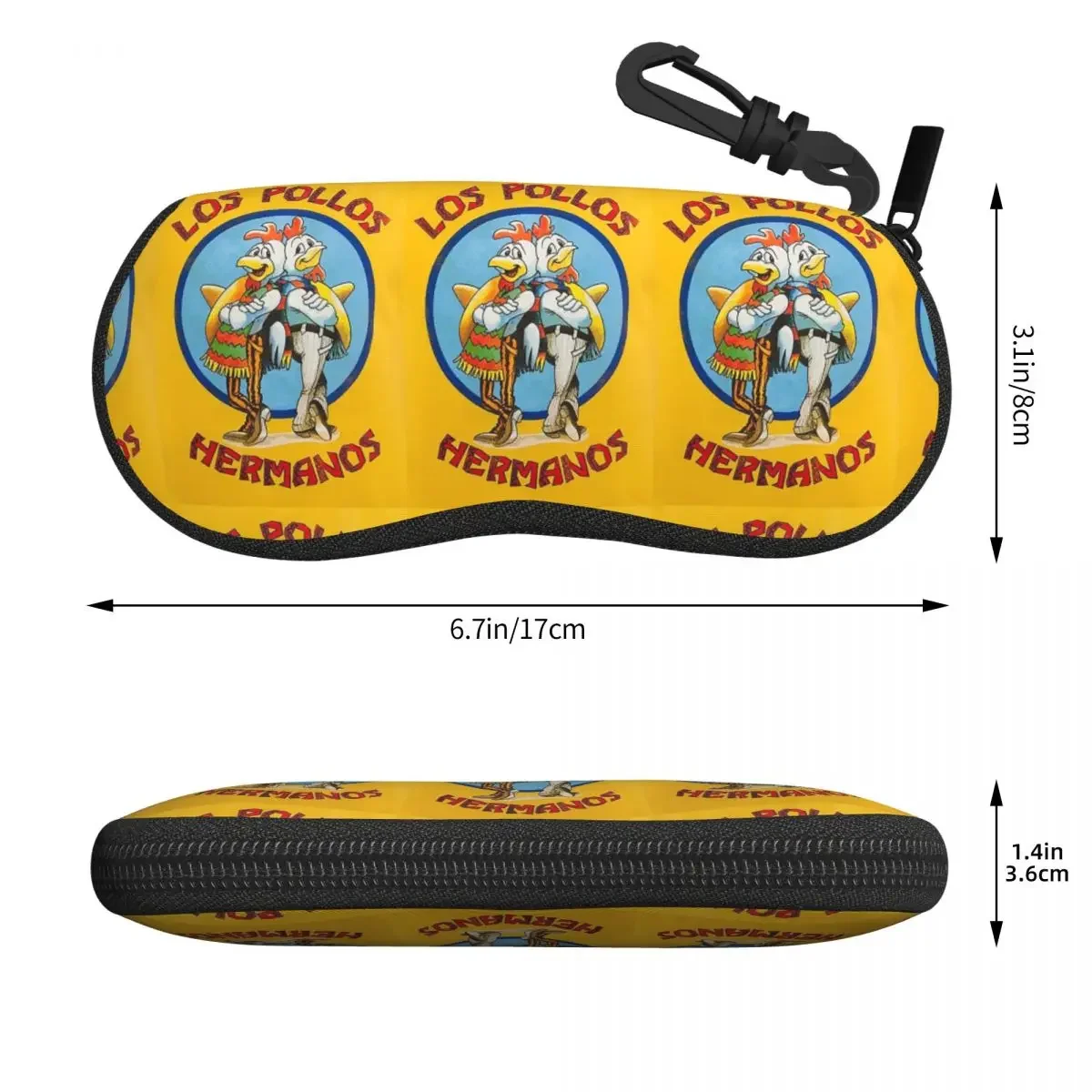 Los Pollos Hermanos Shell Glasses Case Protector Sunglasses Box Women Men Soft Eyeglasses Bag Pouch