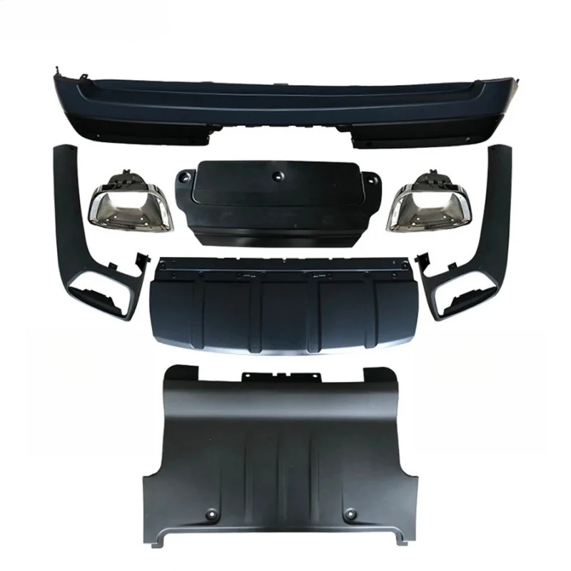 Hot selling Car Body Kit Suitable For 2013-2017 Change To 2018  Model With Front And Rear Bumper Grille