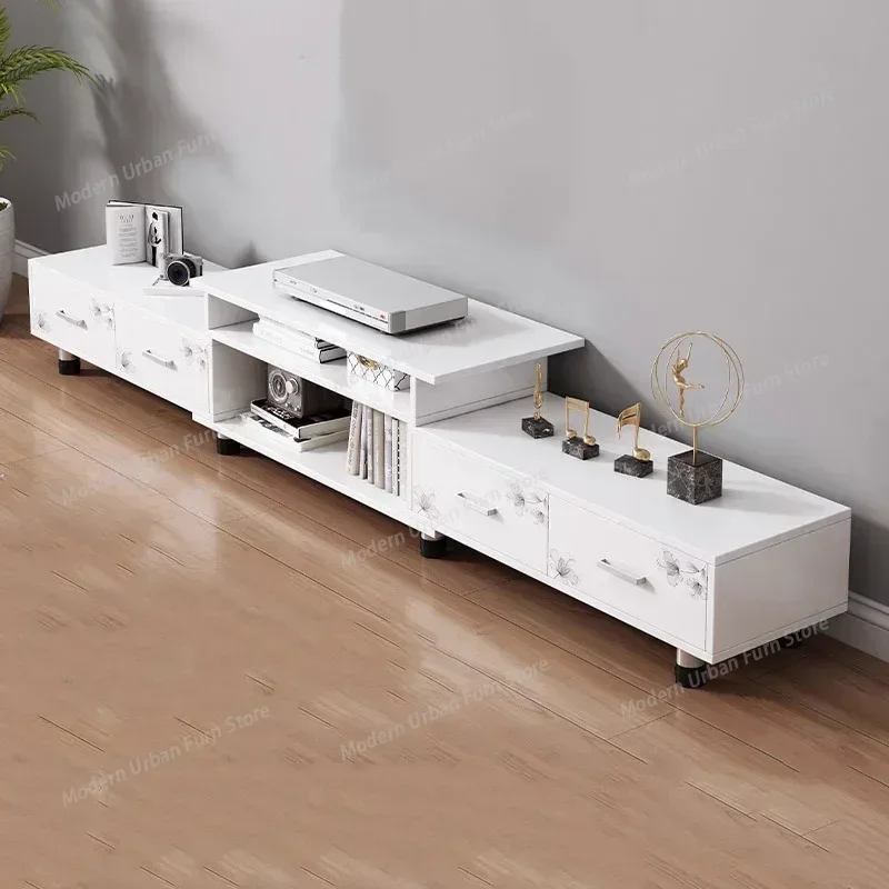 

Напольная тумба-стеллаж для телевизора и монитора, роскошная, с выдвижными ящиками, деревянная, для фильмов, органайзер, модная мебель