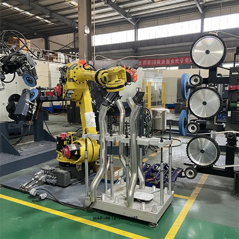 Durable Compact Structure for Hand Tools Lock Components Robot Metal Polishing Machine for Metalworking Plant
