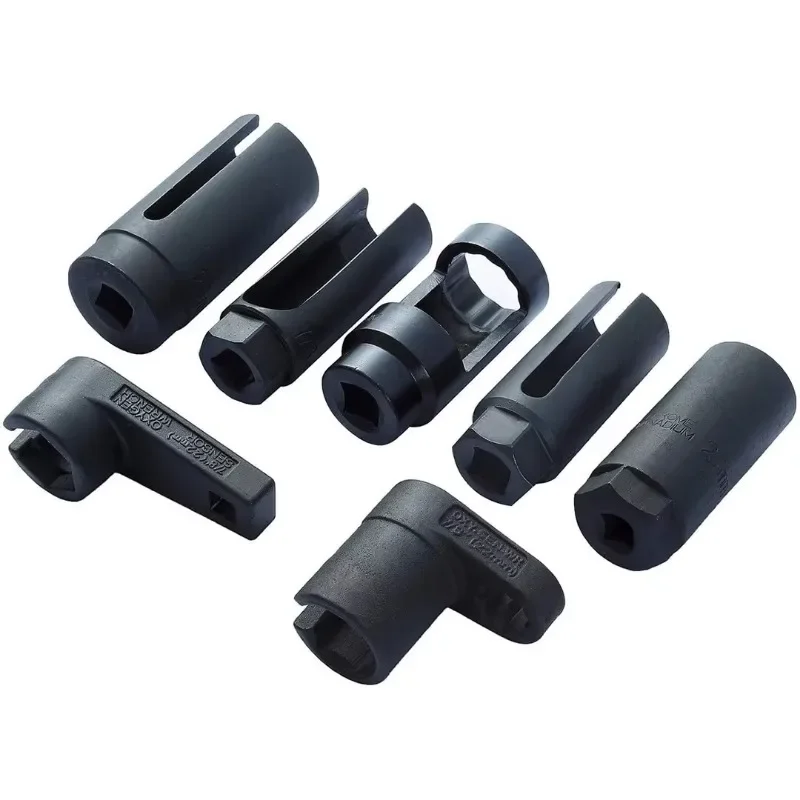 7pcs Auto Repair Diesel Oxygen O2 Tubing Sensor Socket Set Tools Kit