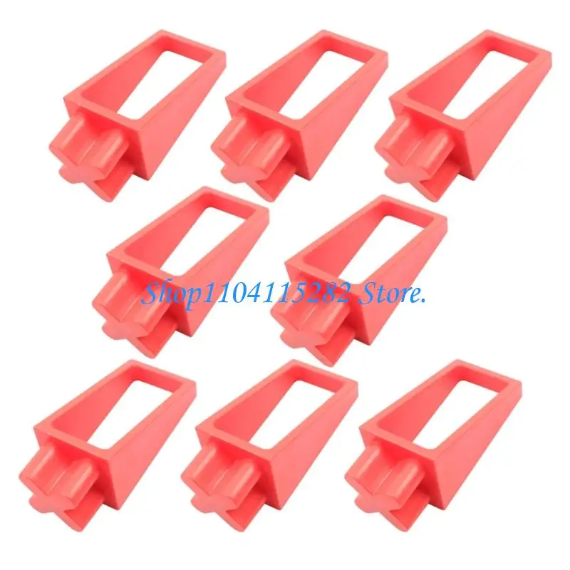  Pickup Bed Divider Accessories 8 Piece ABS Cargo Blocks for 2 Inch X Slot Truck Bed Storage and Cleaner Gear Separation Daily