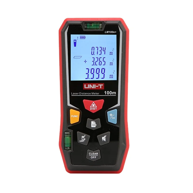 LM100E+ UNI-T Laser Distance Meter 100M Rangefinder Trena Laser Tape Range Finder Build Measure Tool B333
