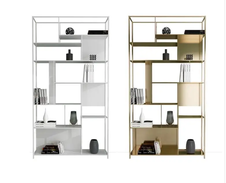 Modern simple living room partition shelving