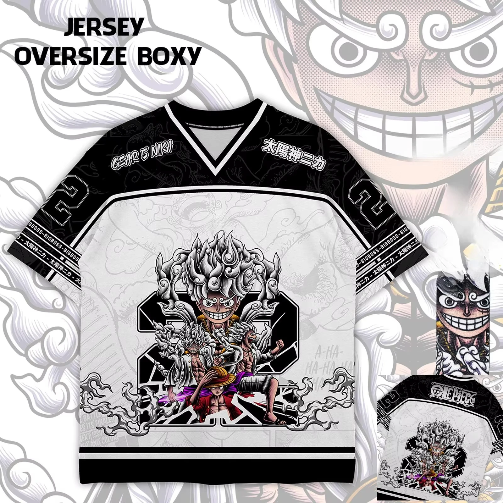 2026 Summer One Piece Luffy Retro Cosplay T-shirt Men's Oversized 3D Printed Short-sleeved Family Unisex Children's Sports Shirt