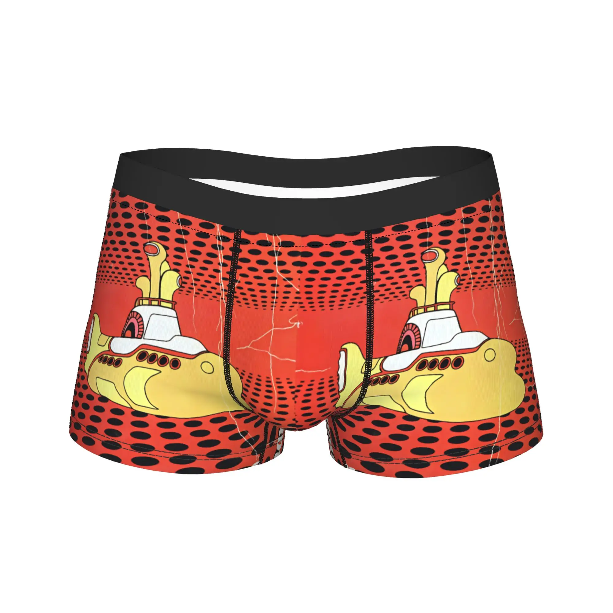 Álbum de Música Beatle Yellow Submarine Underwear     Calzoncillos Boxer Personalizados, Oferta Especial, Calzoncillos Masculinos Novedosos, Regalo