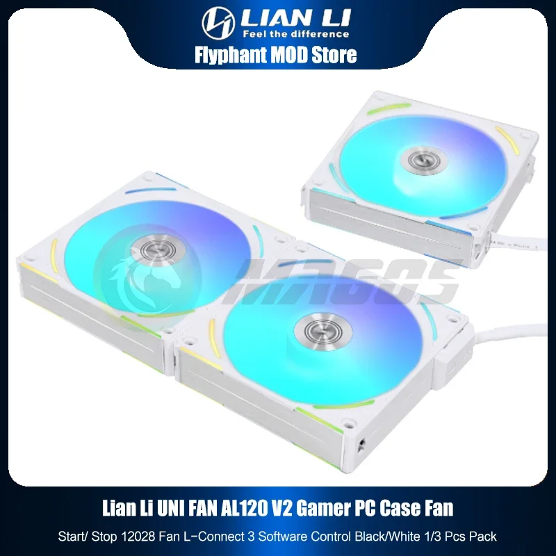 

Игровой ПК Lian Li UNI FAN AL120 V2, черный/белый, 12028 шт. в упаковке