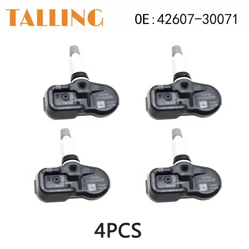 42607-30071 4Pcs TPMS Tire Pressure Sensor for Toyota Avalon Land Cruiser IQ Alphard Lexus CT GS LS LX IS LC 4260730071