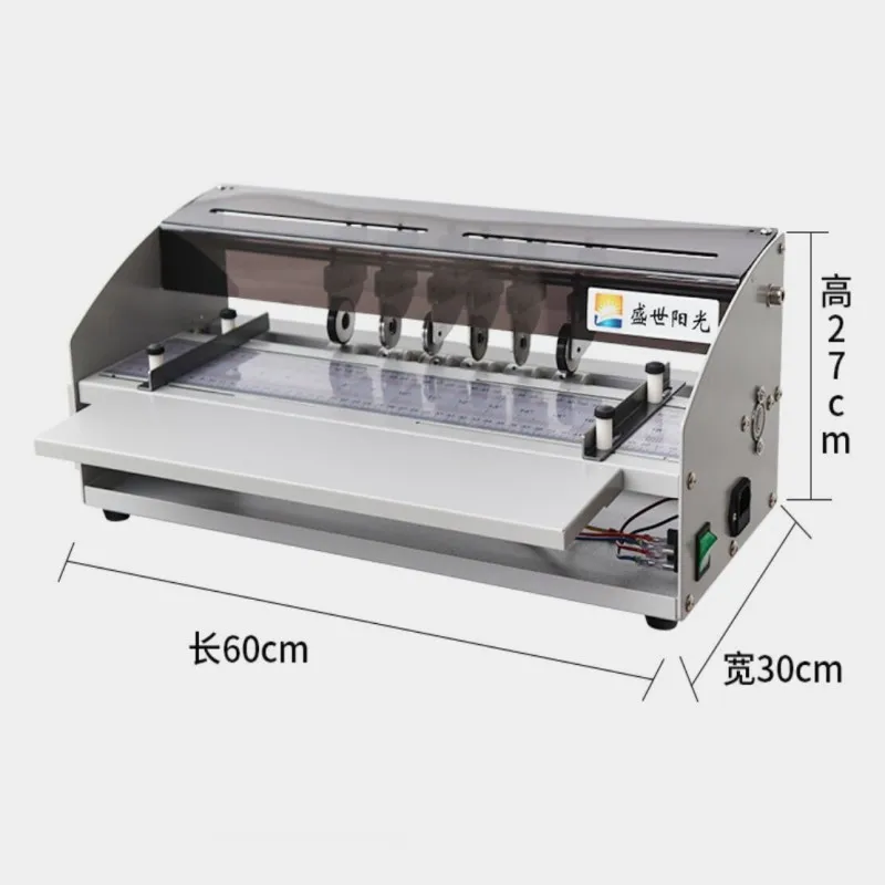 Imagem -02 - Electric Paper Creaser Scorer Perforator Cutter Combo Paper Cutting Vincar Máquina Perfuração