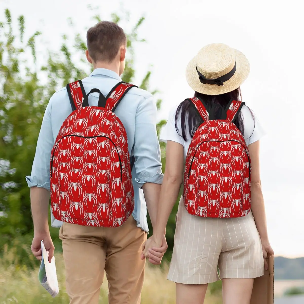 Sac à Dos Manga de Dessin Animé d'Araignée Rouge pour Garçon et Fille, Cartable d'École Primaire Présв, Voyage pour Enfant