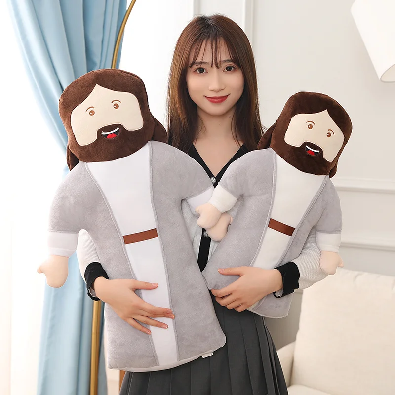 Linda almohada de Jesús, cojín, almohada de fe, cojín para dormir de compañero seguro, adorno de regalo, dos tamaños de 50 cm y 70 cm, pague la atención al tamaño para distinguir el tamaño