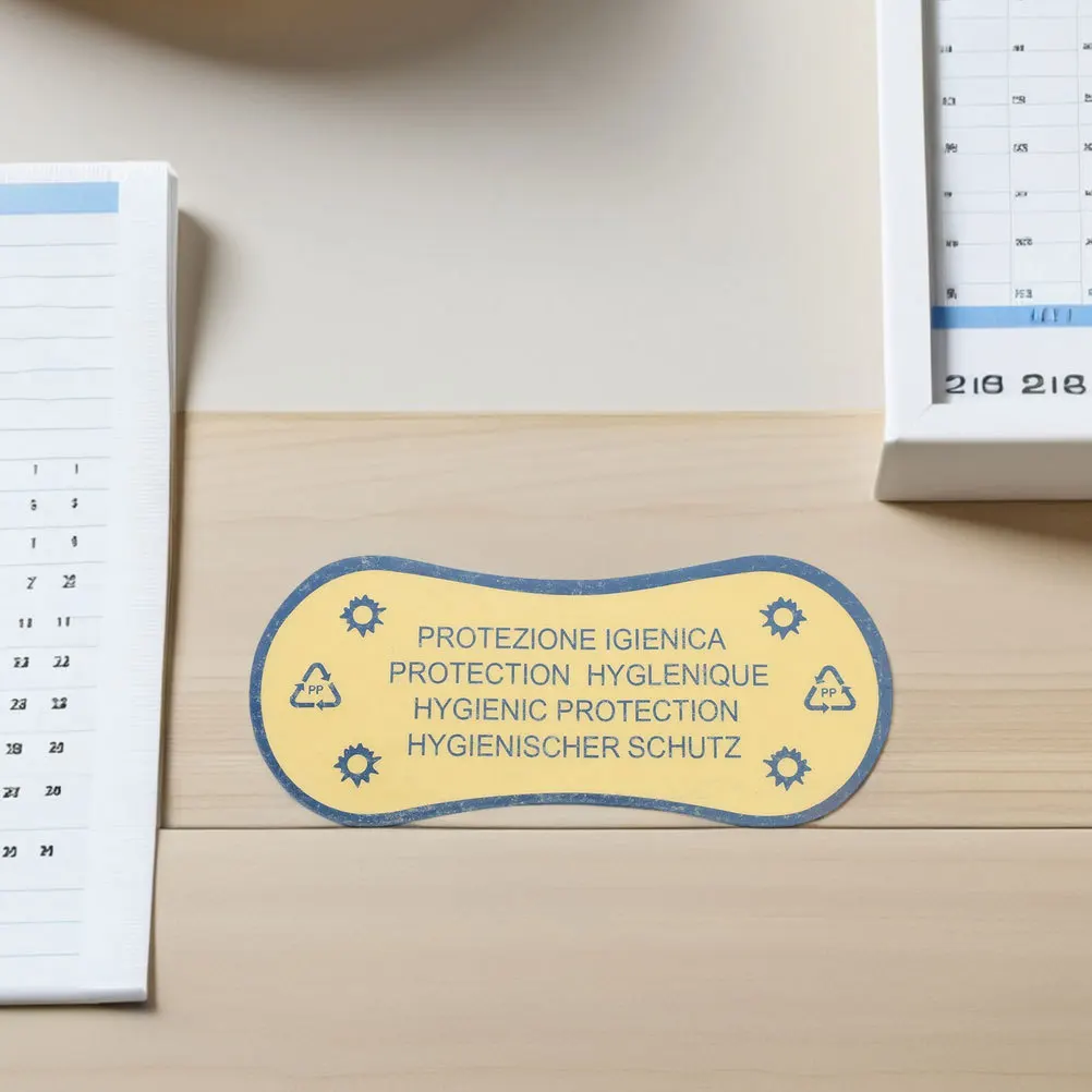 70Pcs Portable Clothes Stickers for Swimwear Swimsuit Bikini Underpants Protective Barrier Swimsuit Warning Labels