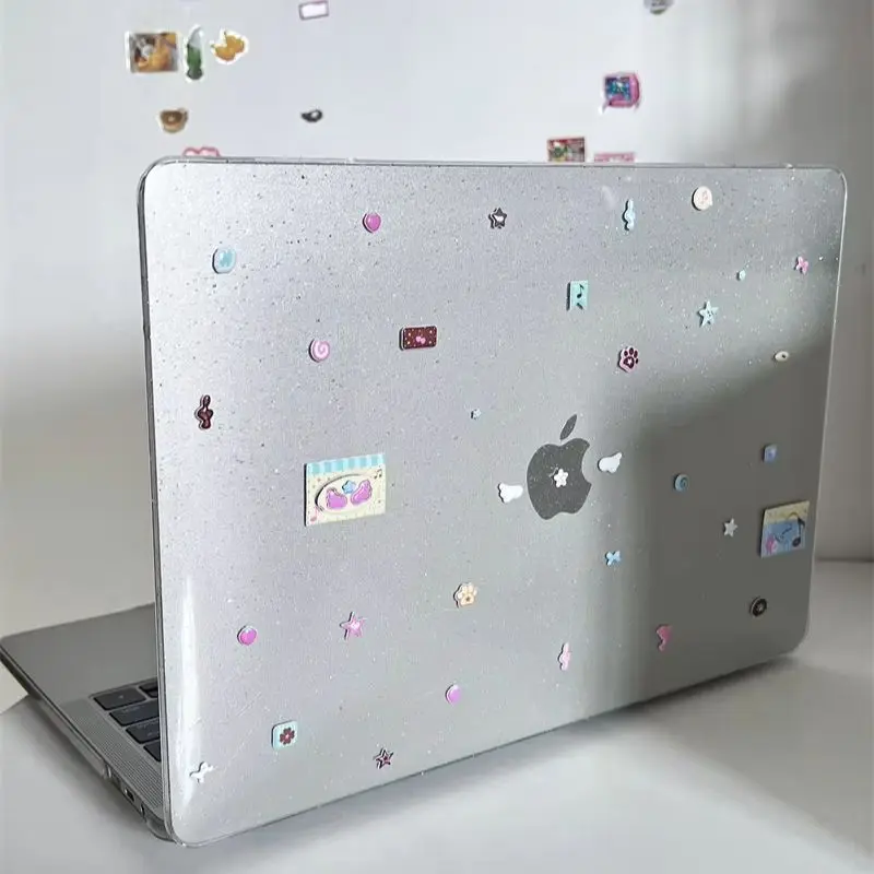 Glitter Grdffiti Star New Laptop Case For Macbook 13Neo A3404 Air 13.6 M4 M3 M2 A2681 A3113 A3240 Air13.3 15 Protective Cover