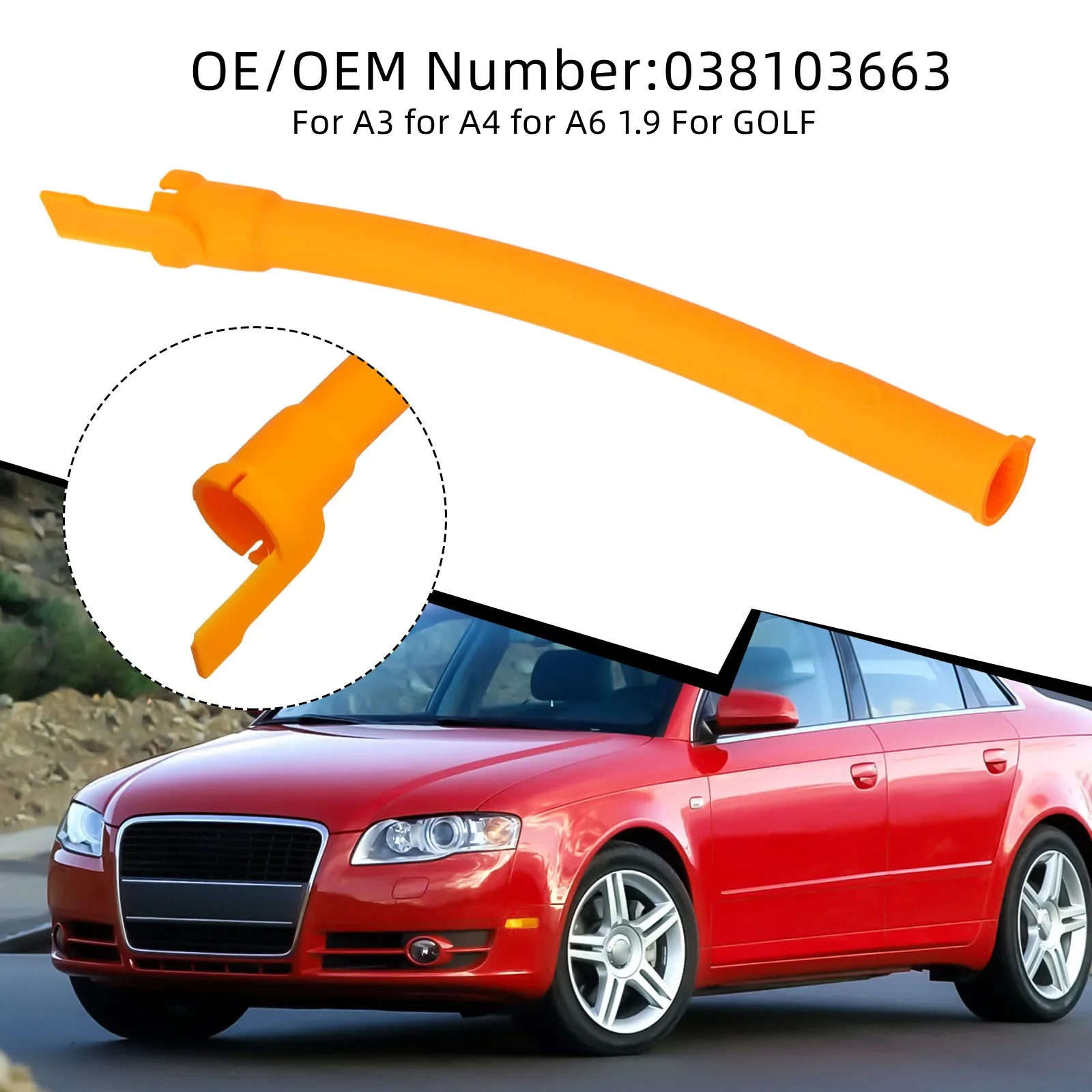 

Guide Oil Dipstick 038103663 Accessories Brand New Easy Install High Quality Replacements For A3 A4 A6 1.9 1 Piece