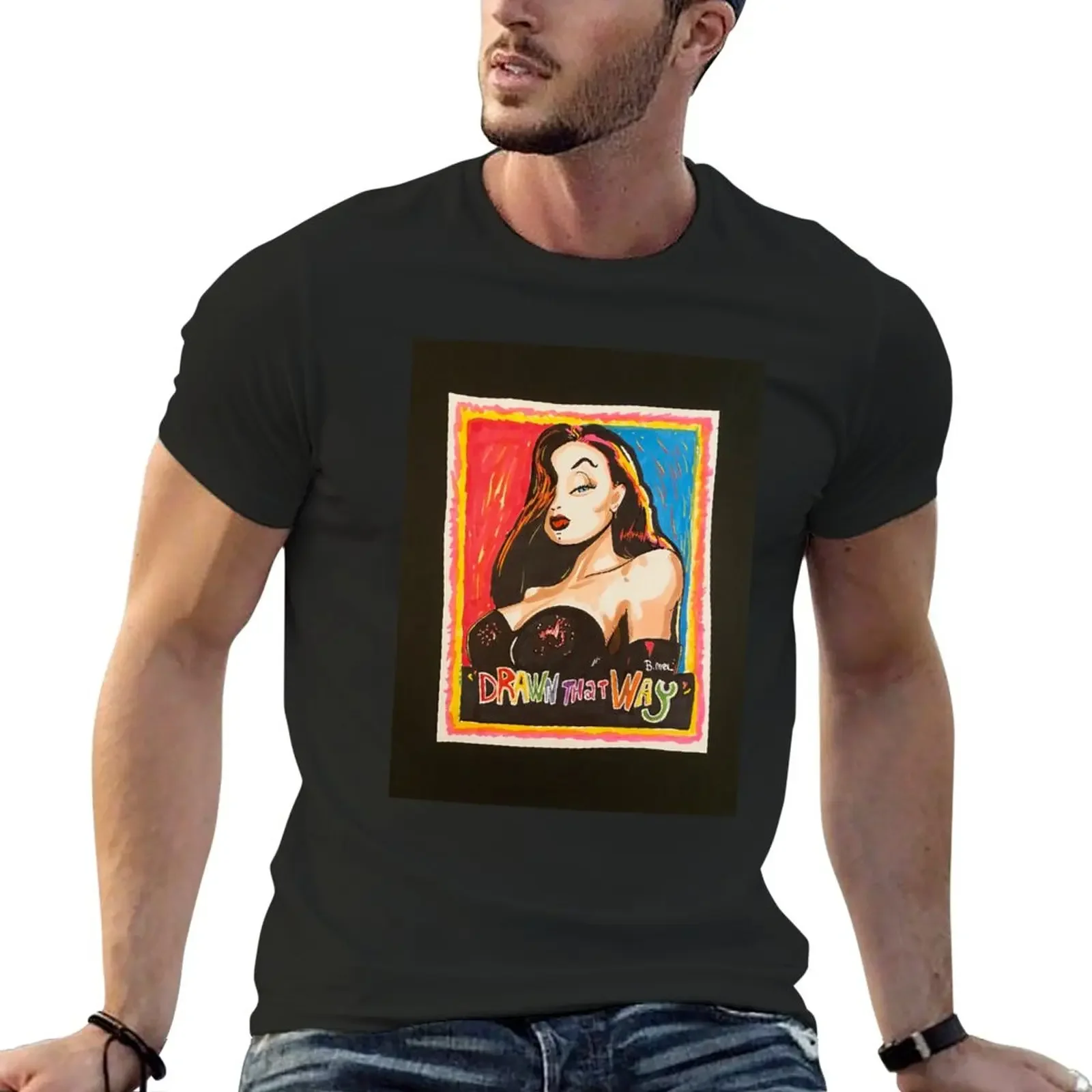 New Jessica Rabbit T-Shirt Short sleeve t shirt man Tee shirt summer tops sweat shirts, men