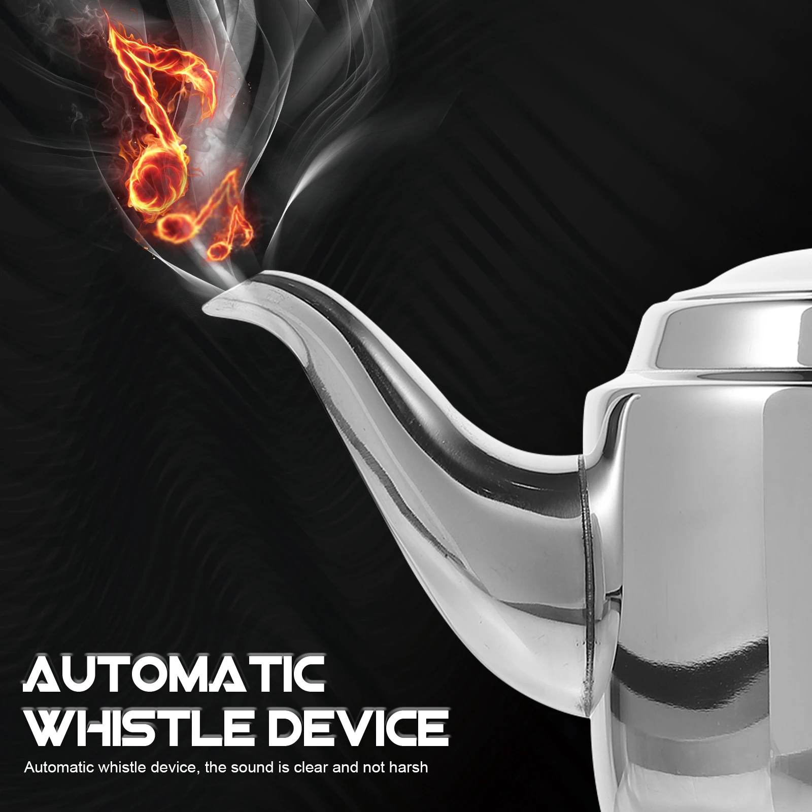 

Serving Thickened Stainless Steel Teapot Pots Kettle with Strainer Office