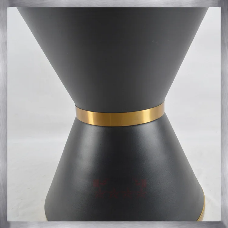 

Light luxury hardware table feet gold belt large horn table feet dining table support base catering furniture