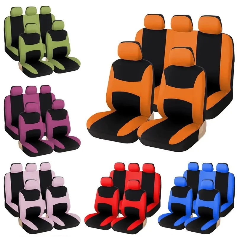 5-Seat Car Seat Covers Universal Auto Cushion Protectors for Renault For Fiat Stilo For Honda Civic For Vaz 2110 For Citroen