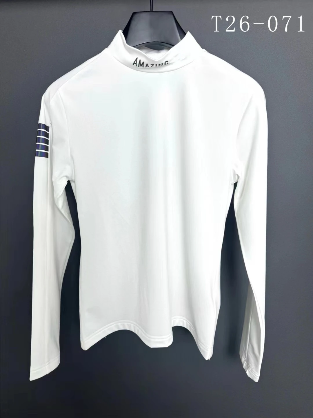 2026 Autumn Winter New Golf Clothing Women High Collar Sports Long Sleeves Golf Shirt Woman Brand Breathable Golf Top
