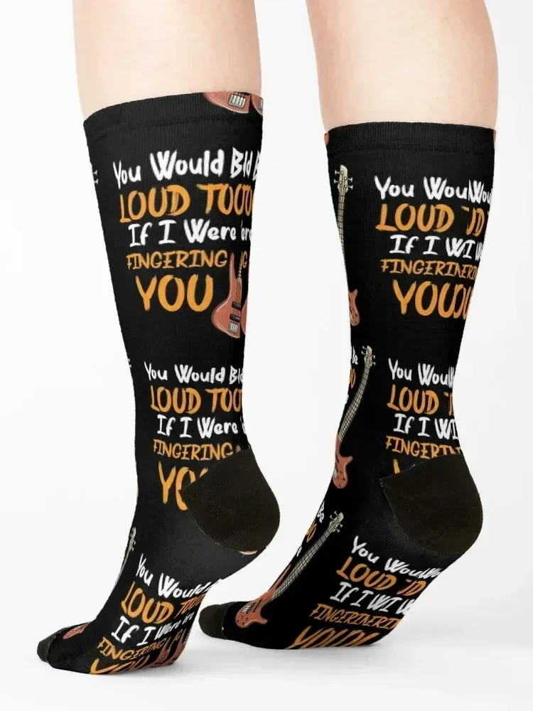 Bass Guitar Player - Musician Gift Idea Socks winter luxury funny sock winter gifts Woman Socks Men's