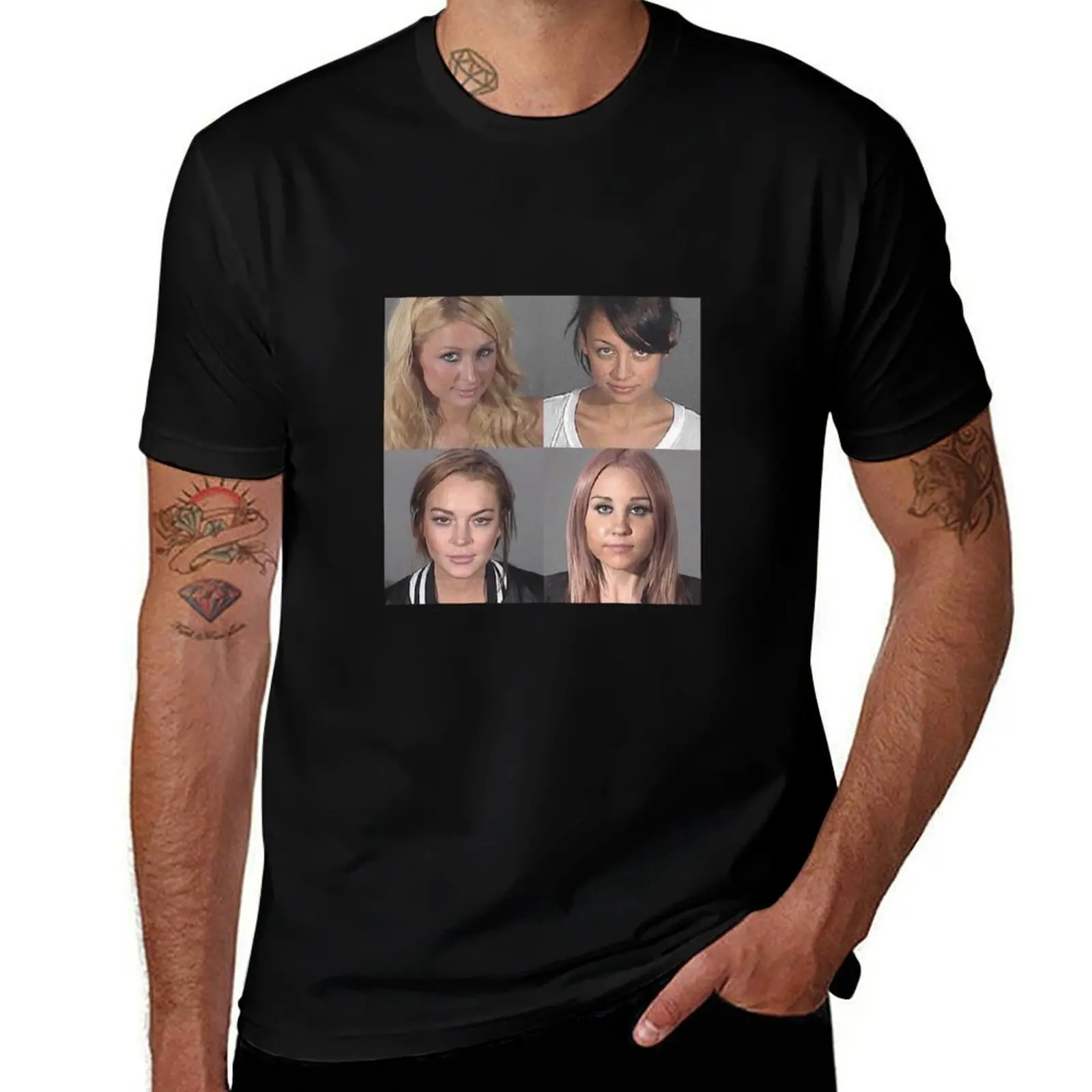 

ICONIC MUGSHOTS T-Shirt t shirt for man 100 percent cotton t shirt man cotton t shirt for man T-shirt