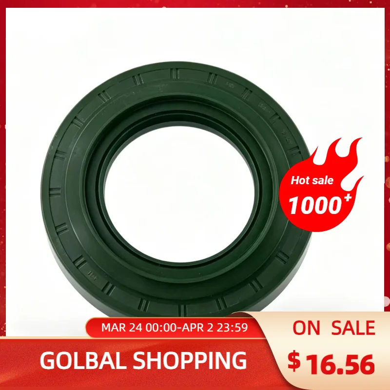 94-165-12-26mm, threaded skeleton oil seal, NBR, green,High Quality,suitable for rear axle differentialreducer bevel gears