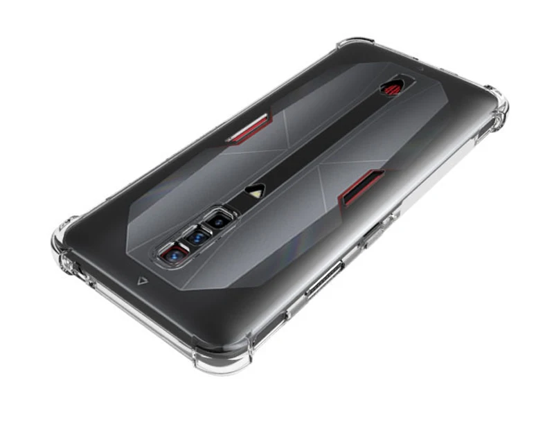 حافظة ZTE Nubia Red Magic 6 NX669J وسادة هوائية شفافة وسادة هوائية مقاومة للصدمات من السيليكون غطاء خلفي من البولي يوريثان لهاتف ZTE Nubia Red Magic 6 Pro