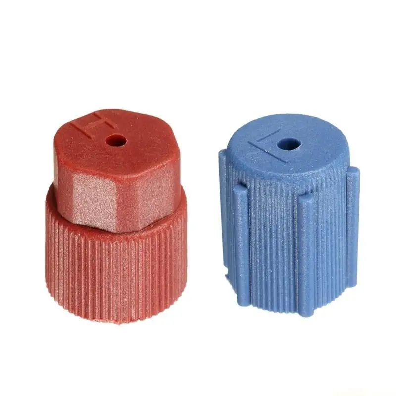 D0AB Set of 20 Professional Air Conditioning Quick Connects Adapters Cover for R134A