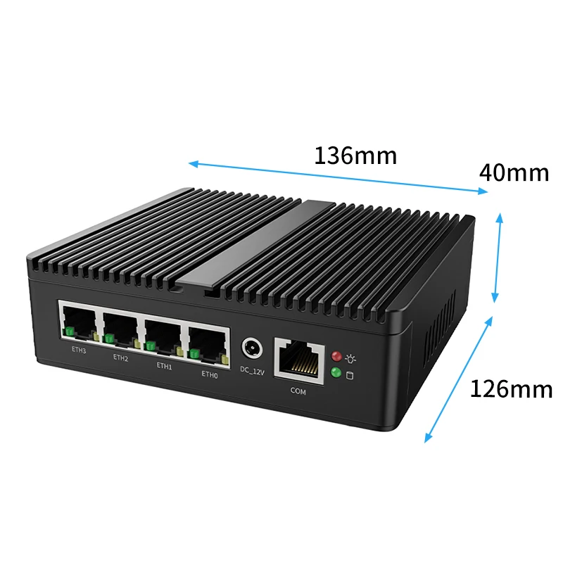 Imagem -06 - Ikuaios-mini Host Fanless com Cpu N100 4lan Intel I226 2.5g Ethernet para Roteador Firewall Sever Gateway G30s 1264np12