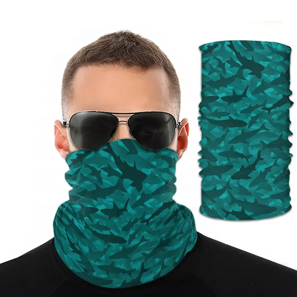 Pinguin 3D-gedruckter Halstuch, Tarnmuster, Jagd-Gesichtsmaske, modisch, multifunktional, Sonnenschutz, Radfahren, Kopfbedeckung