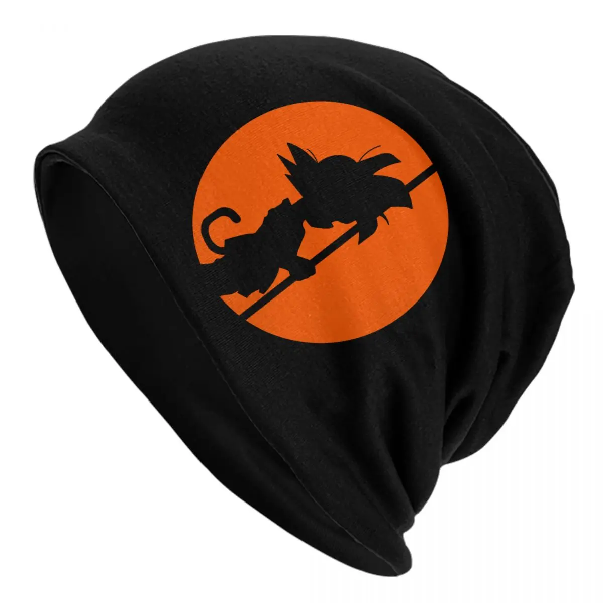 Custom Cartoon Anime Gokus Logo Skullies Beanies Caps For Men Women Unisex Outdoor Winter Warm Knit Hat Adult Bonnet Hats