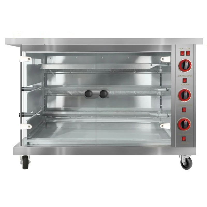 

Commercial Stainless Steel Oven Gas Electric Rotary Chicken Roaster Roasting Machine
