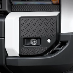 도요타 랜드 크루저 250 Prado LC250 2024 자동차 앞 안개등 스크래치 가드 보호 커버 트림 ABS 매트 블랙 2pcs