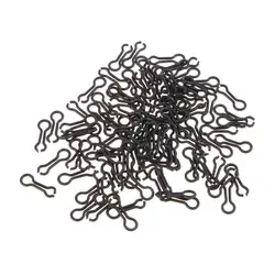 50-100 Pcs Sinker Eyes Eyelets Fishing Loops Making Tackle & Supplies Fishing Connector for Lead Weight Mold Fishing Tackle