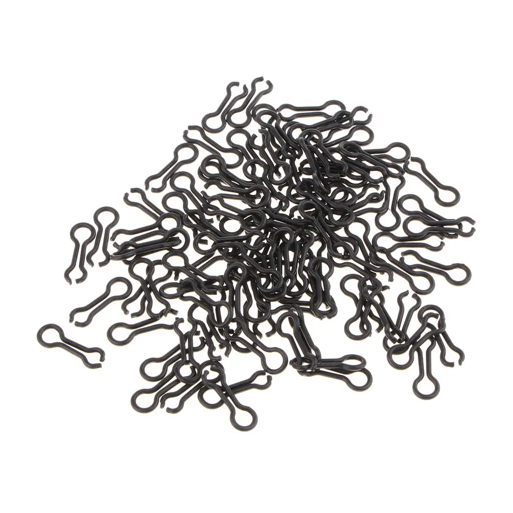 50-100 Pcs Sinker Eyes Eyelets Fishing Loops Making Tackle & Supplies Fishing Connector for Lead Weight Mold Fishing Tackle