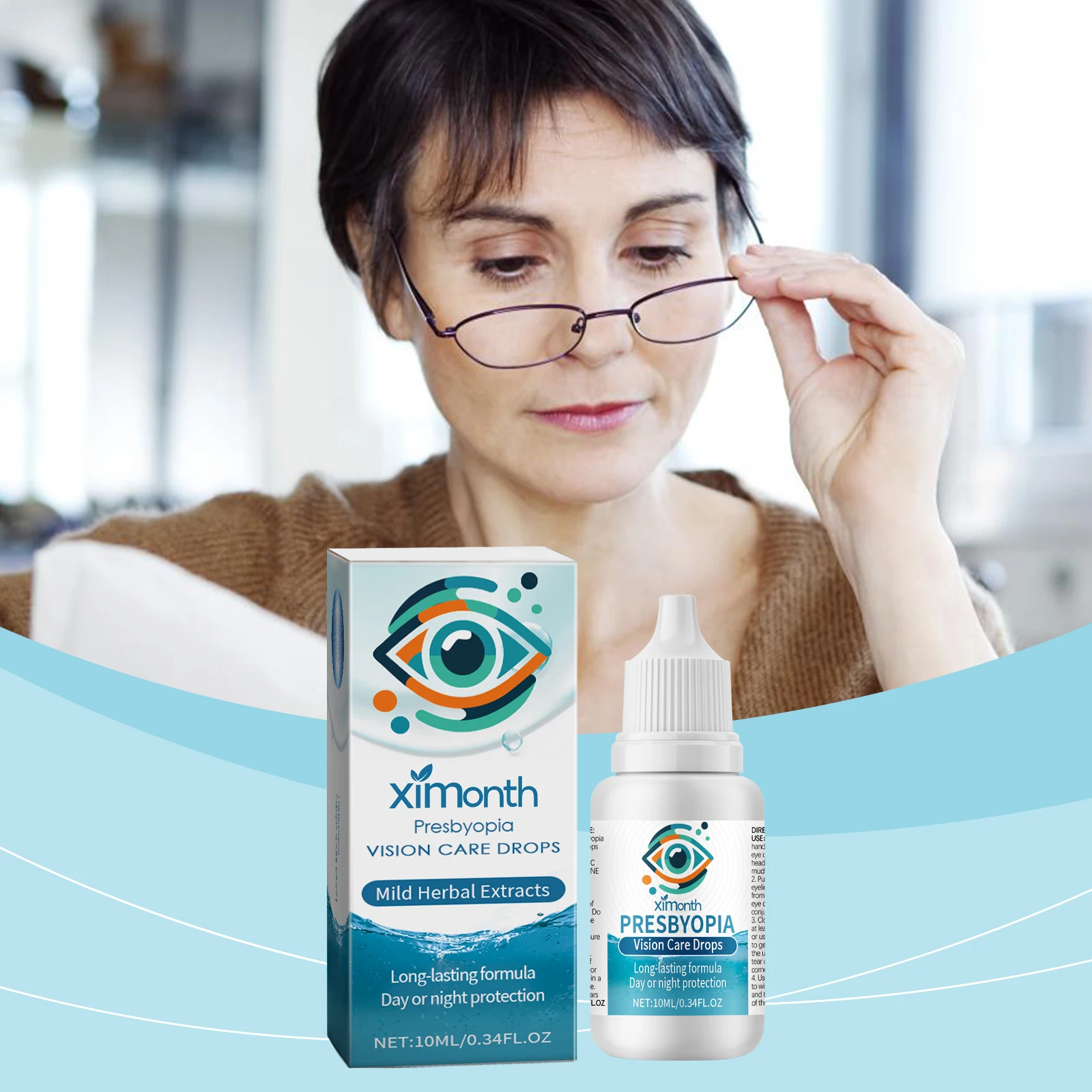 Eye Care Liquid Presbyopia Rehabilitation Relieve Visual Fatigue Treat Blurred Vision Improve Dry Itchy Eye Eyesight Improvement