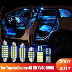For Toyota Camry 40 50 XV40 XV50 2007 ~ 2017 2008 2009 2010 2013 2014 2015 Car LED Interior Lamp Vanity Mirror Light Accessories