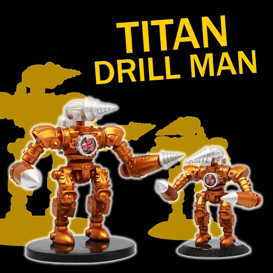 

12/17cm Skibidi Toilet Anime Figure Gold Titan Drill Man Action Figure PVC Collection Model Toy for Kid Halloween Christmas Gift