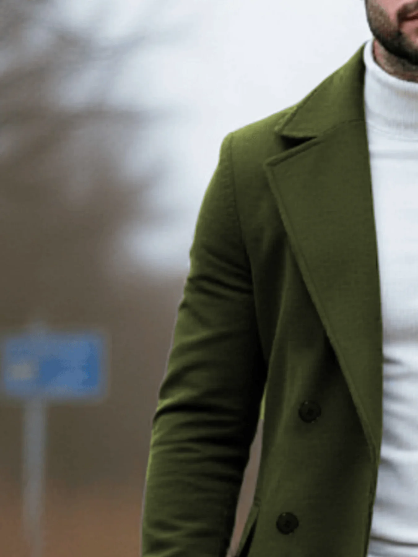 Thumbnail 2 - #8 Top Mens Wool Blend Overcoats Picks for Every Budget